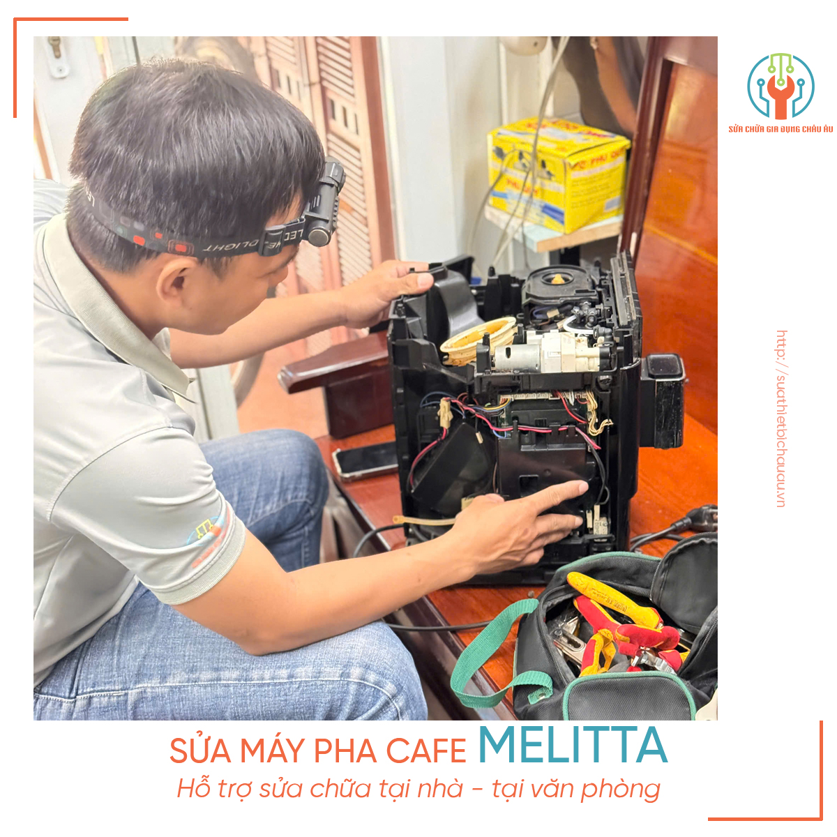 Địa chỉ sửa máy pha cafe Melitta chuyên nghiệp, nhiều kinh nghiệm