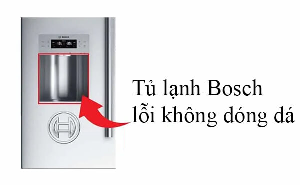 Tủ lạnh Bosch không đủ lạnh có thể gặp vấn đề ở hệ thống xả đá