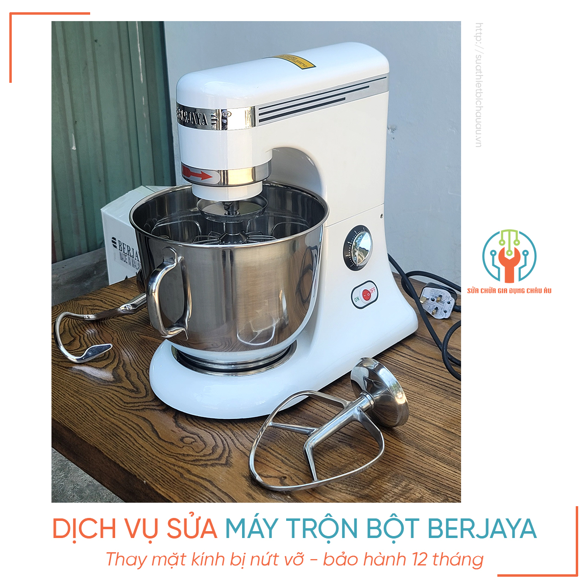 Sửa Thiết Bị Châu Âu cam kết sử dụng linh kiện chính hãng