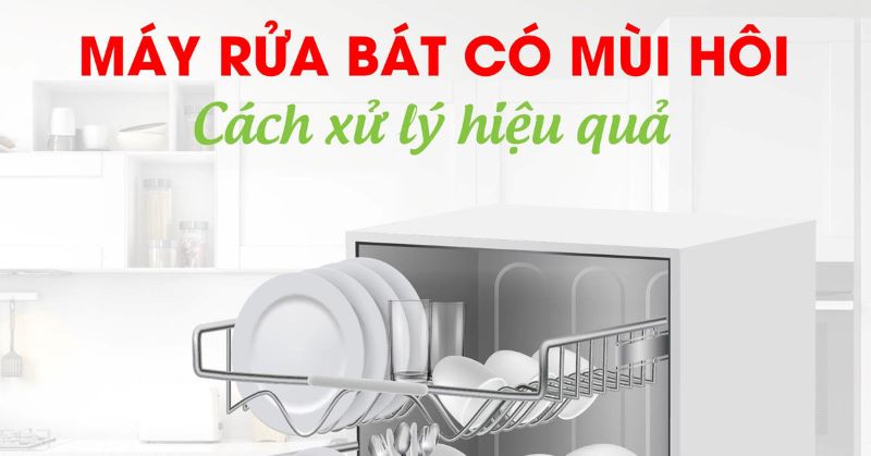 Khi bát đĩa có mùi bạn nên làm sạch bộ lọc và thay đổi chất tẩy rửa phù hợp