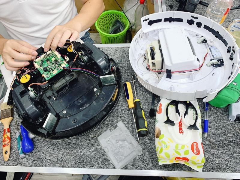 Sửa robot hút bụi KALITE hoạt động không đạt hiệu quả như ban đầu