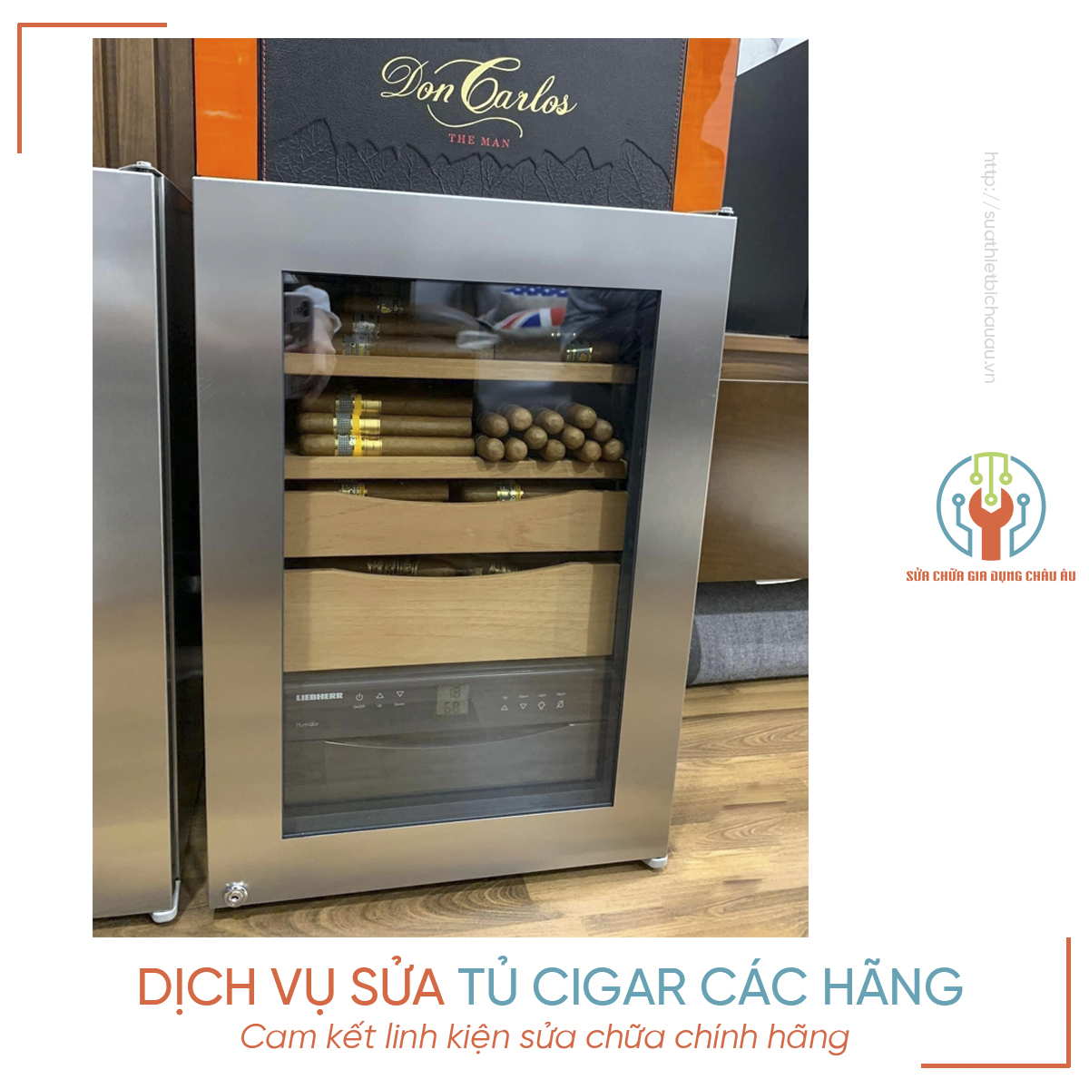 Quy trình sửa chữa tủ rượu, tủ cigar chuyên nghiệp