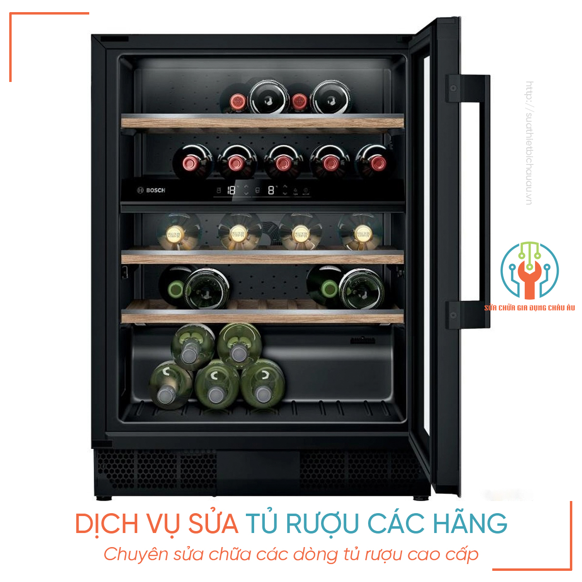Tủ rượu giúp rượu luôn giữ được độ thơm, ngon