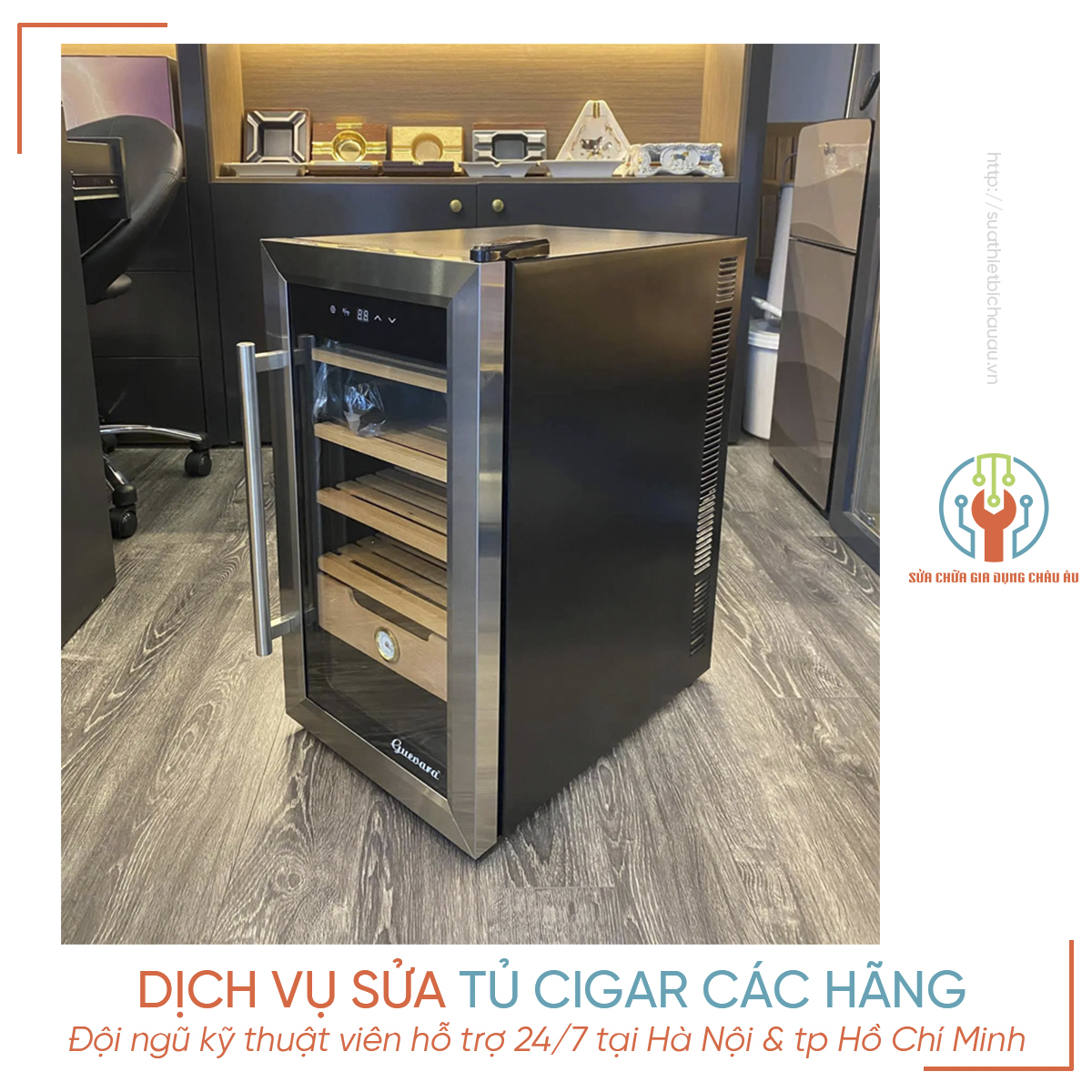Tủ cigar 37L thường bị lỗi đèn Led khi sử dụng thời gian dài
