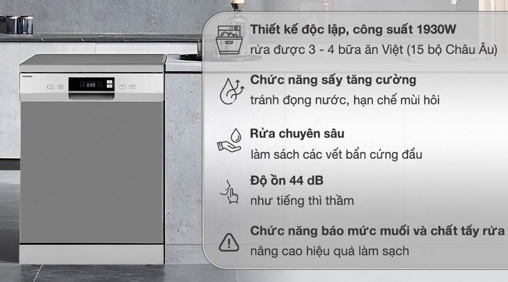 Máy rửa bát mang lại nhiều lợi ích cho người sử dụng