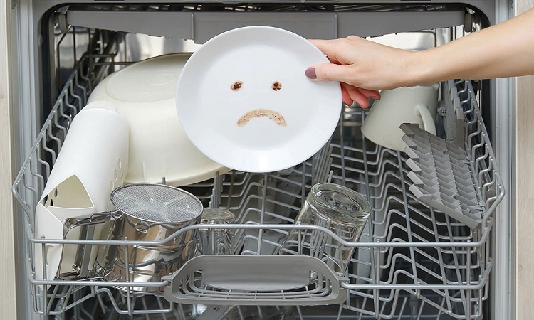 Sửa máy rửa bát rửa không sạch 