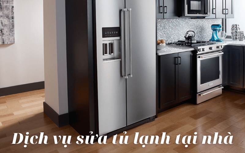 Sửa tủ lạnh bị rò rỉ nước ra bên ngoài
