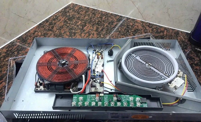 Bếp từ sau quá trình sử dụng sẽ không tránh được các sự cố hư hỏng