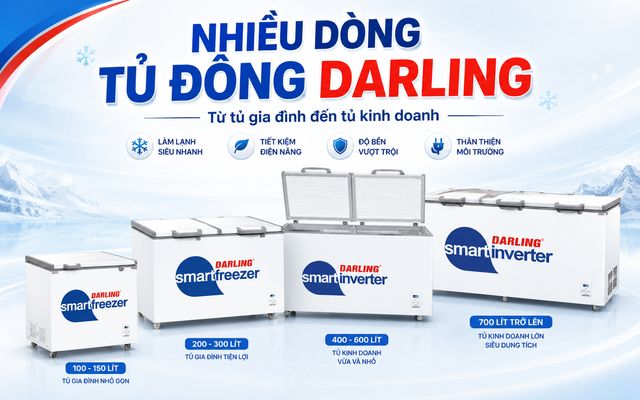 Trung tâm nhận sửa nhiều dòng Darling từ tủ gia đình đến tủ kinh doanh