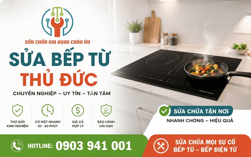Dịch vụ sửa bếp từ chuyên nghiệp - uy tín - tận tâm