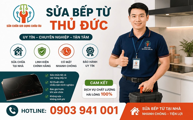 Khách hàng có thể liên hệ đến hotline để đặt lịch hẹn sửa bếp từ theo thời gian mong muốn
