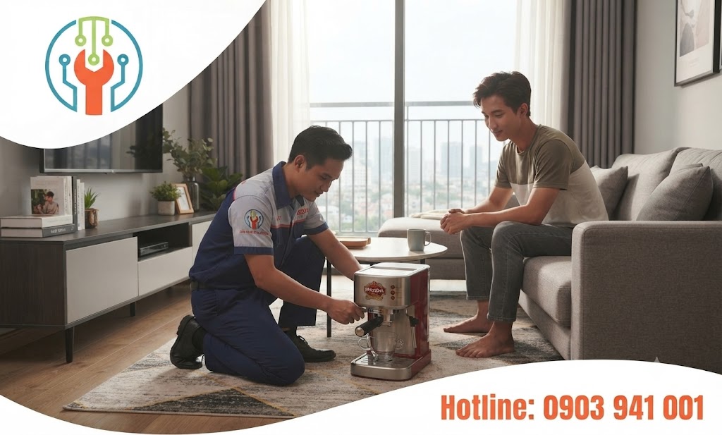 Máy pha cà phê không chuẩn vị chắc chắn đang gặp sự cố hỏng hóc cần được kiểm tra