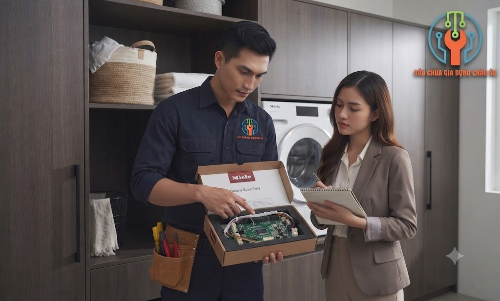 Máy giặt sấy Miele tích hợp công nghệ tiên tiến, hiện đại