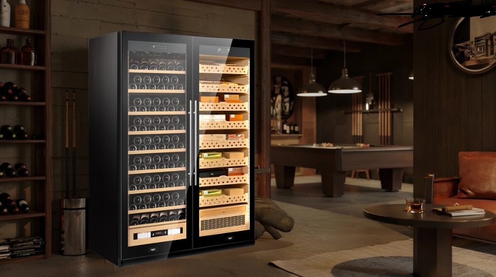 Mã sản phẩm tủ cigar sang trọng phù hợp với không gian hiện đại